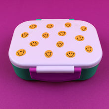 Laden Sie das Bild in den Galerie-Viewer, Brotdose Smile flieder/grün/violett