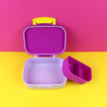 Laden Sie das Bild in den Galerie-Viewer, Brotdose Stripes violett/rot-flieder