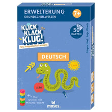 Laden Sie das Bild in den Galerie-Viewer, Klick Klack Klug Kartenset Deutsch ab 7 Jahren