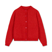 Laden Sie das Bild in den Galerie-Viewer, Knit Cardigan Red