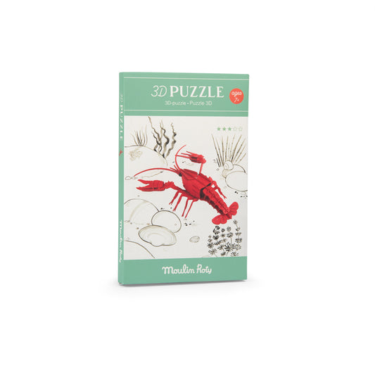 3D-Tierpuzzle Flusskrebs