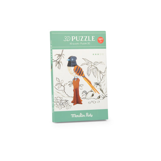 3D-Tierpuzzle Hainparadiesschnäpper