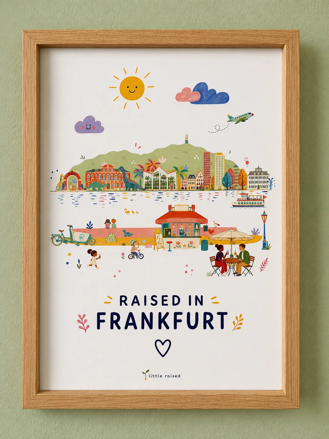 Kinderposter "Raised in Frankfurt"