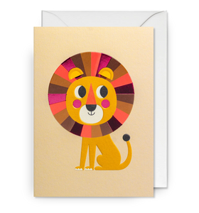 Klappkarte "Löwe"