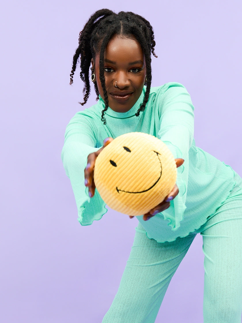 Smiley Eco Cord Yellow 13 cm