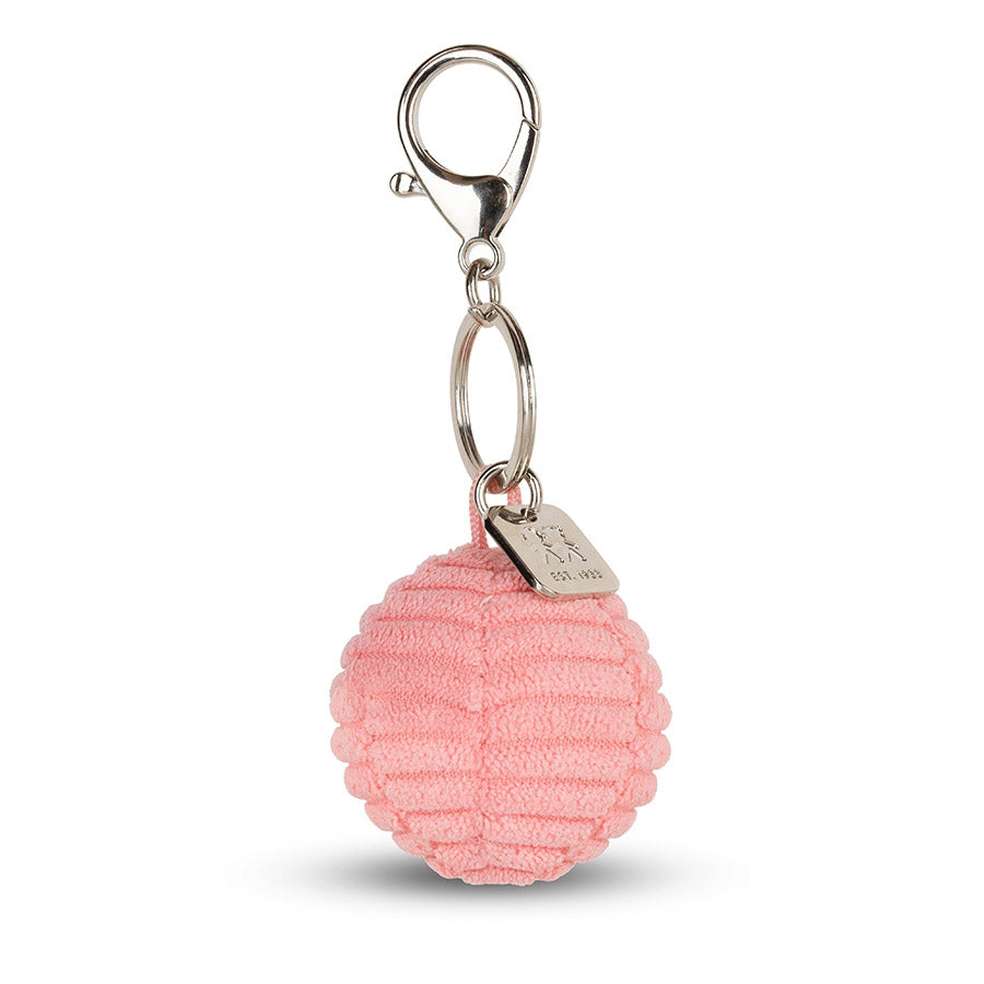 Smiley Eco Cord Schlüsselanhänger Bubblegum Pink