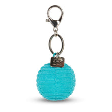 Laden Sie das Bild in den Galerie-Viewer, Smiley Eco Cord Schlüsselanhänger Teal
