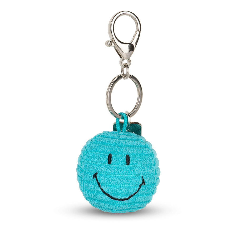 Smiley Eco Cord Schlüsselanhänger Teal