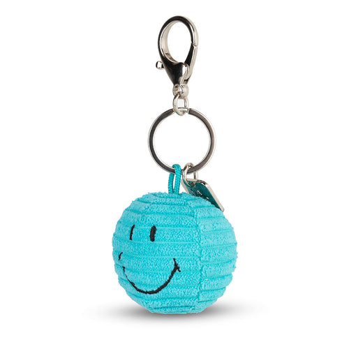 Smiley Eco Cord Schlüsselanhänger Teal