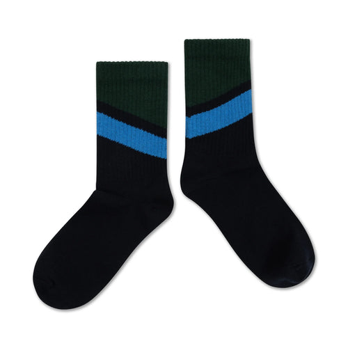 Sporty Socken Graphite Night Stripe