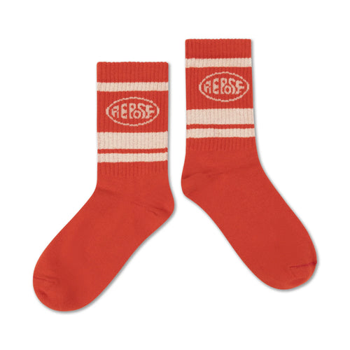 Sporty Socken Radiant Red Logo