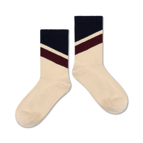 Sporty Socken Sand Stripe