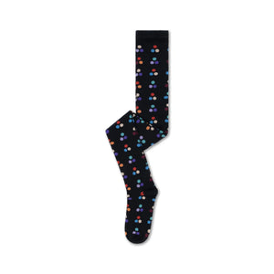 Strumpfhose graphite night multi dot