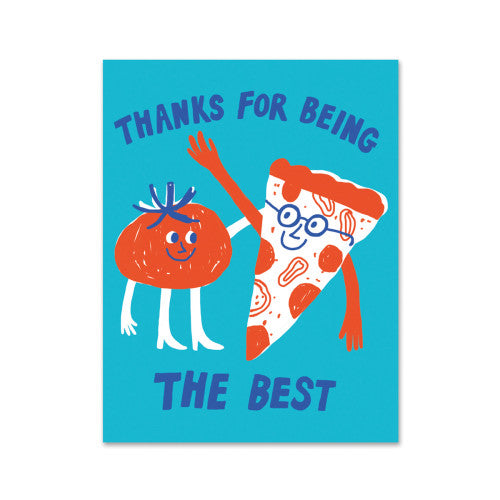 Postkarte "Thanks for being the best"