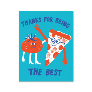 Postkarte "Thanks for being the best"