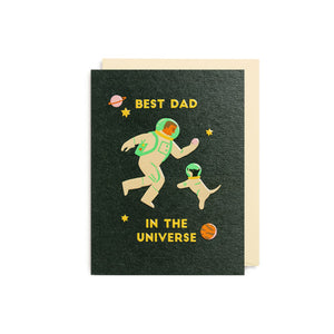 Mini Klappkarte "Best Dad in the Universe"
