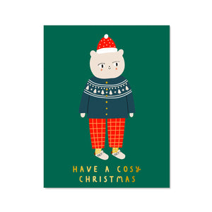 Postkarte "Have A Cosy Christmas"