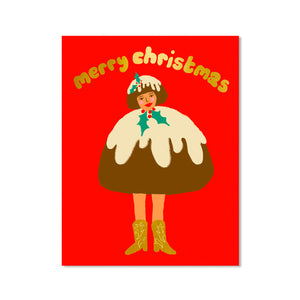 Postkarte "Merry Christmas"
