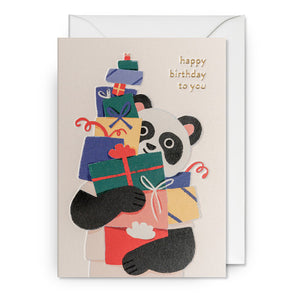 Klappkarte "Happy Birthday Panda"