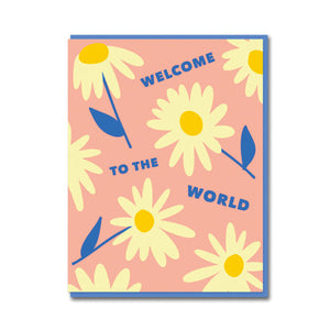 Klappkarte "Welcome To The World"