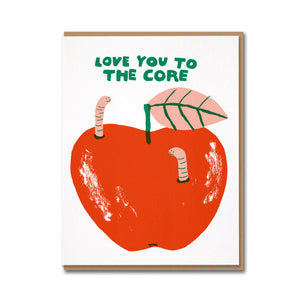 Klappkarte "Love You To The Core"
