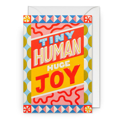 Klappkarte "Tiny Human Huge Joy"