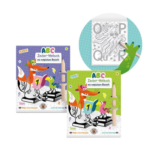 ABC Champions Zauber-Malbuch mit Bleistift