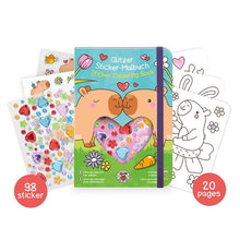 Laden Sie das Bild in den Galerie-Viewer, Capybara Stickermalbuch inkl. Diamond-Sticker