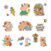 Laden Sie das Bild in den Galerie-Viewer, Capybara Stickermalbuch inkl. Diamond-Sticker