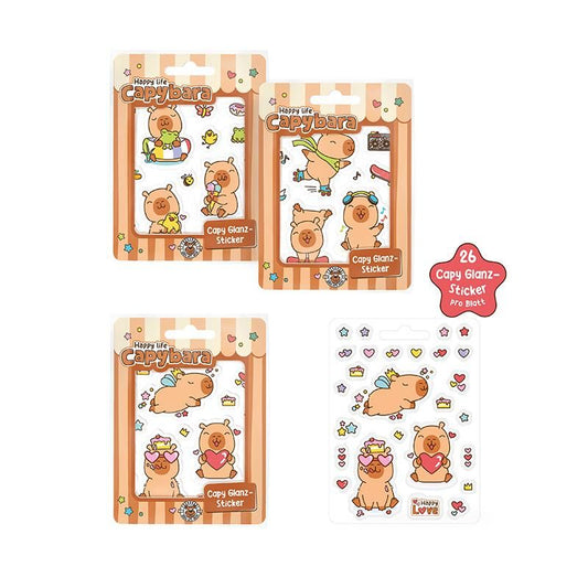 Sticker-Set Capybara