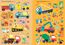 Laden Sie das Bild in den Galerie-Viewer, Mein Immer-wieder-Stickerbuch: Auf der Baustelle
