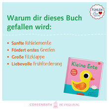 Laden Sie das Bild in den Galerie-Viewer, Mein Fühlbuch: Kleine Ente ab 1J.