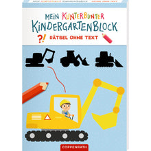 Laden Sie das Bild in den Galerie-Viewer, Mein kunterbunter Kindergartenblock: Rätsel ohne Text