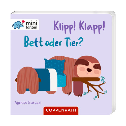 Klipp! Klapp! Bett oder Tier? ab 1,5J.