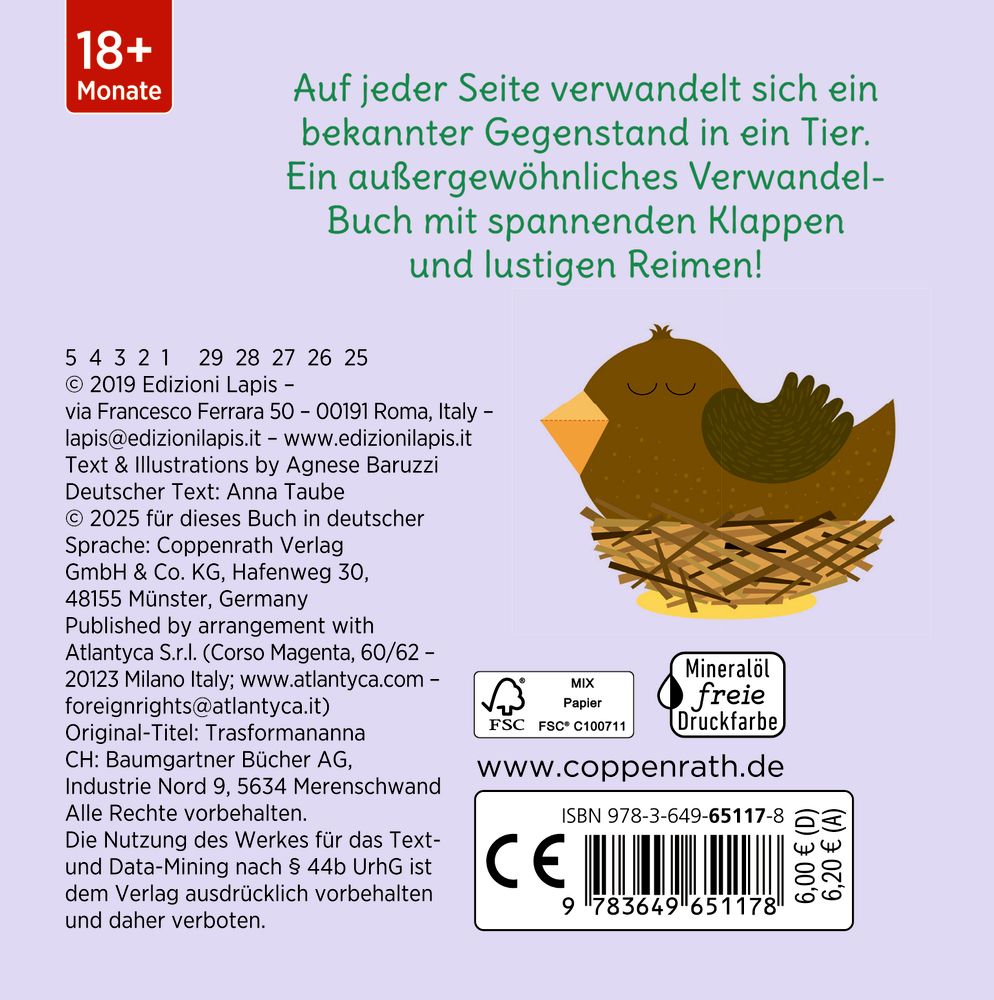 Klipp! Klapp! Bett oder Tier? ab 1,5J.