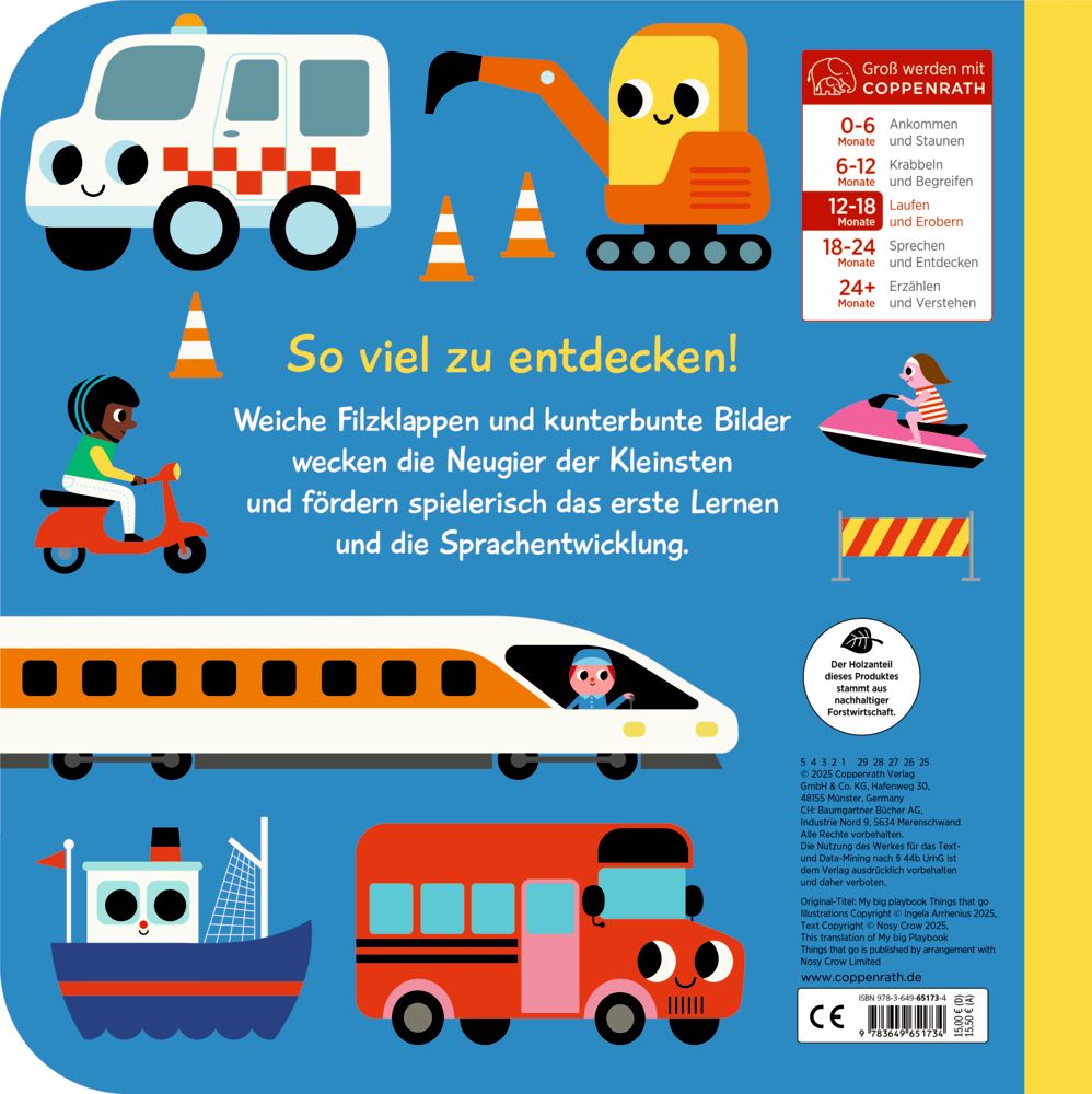 Mein großes Wörterbuch: Fahrzeuge ab 1J.
