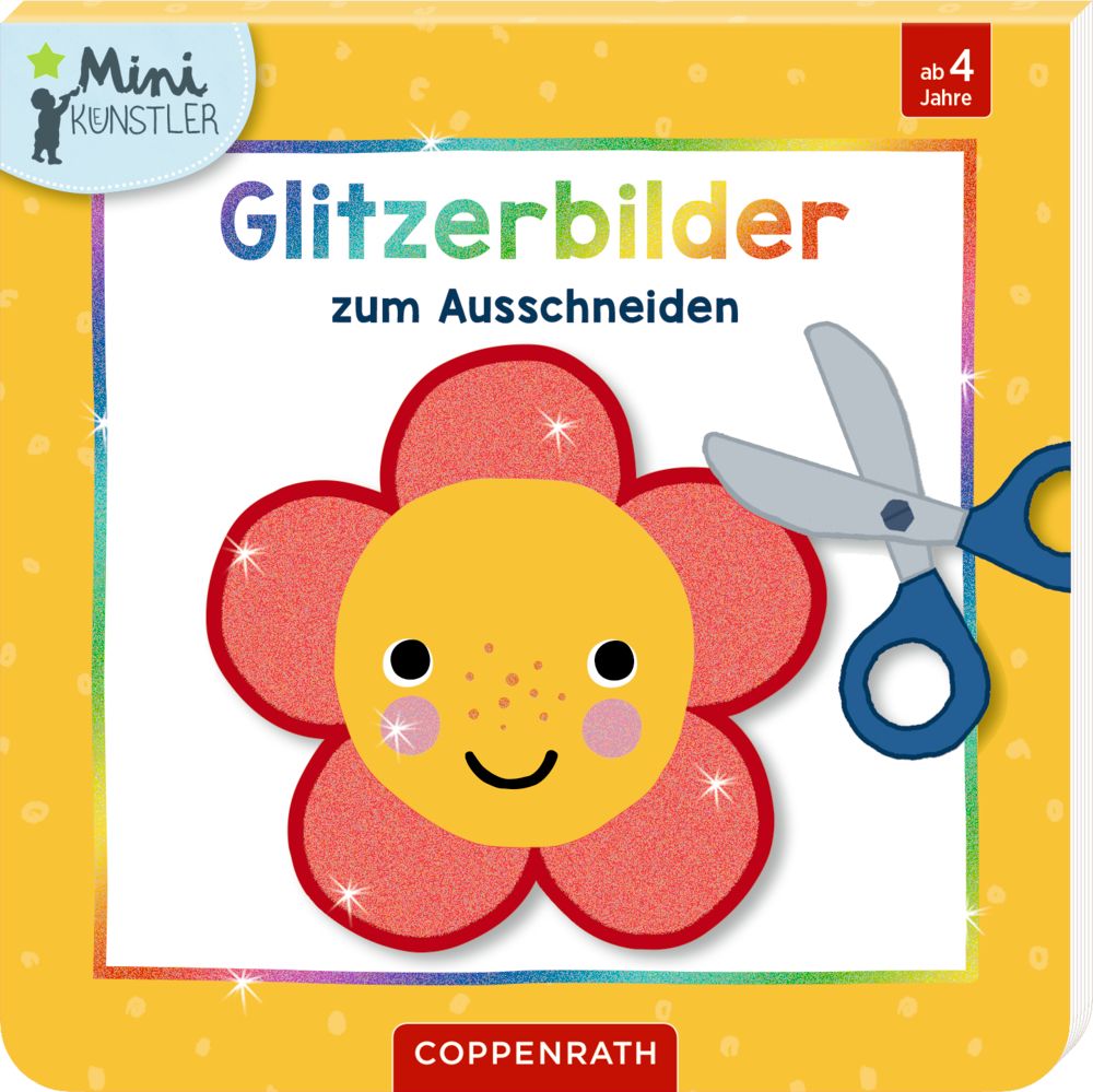 Glitzerbilder zum Ausschneiden