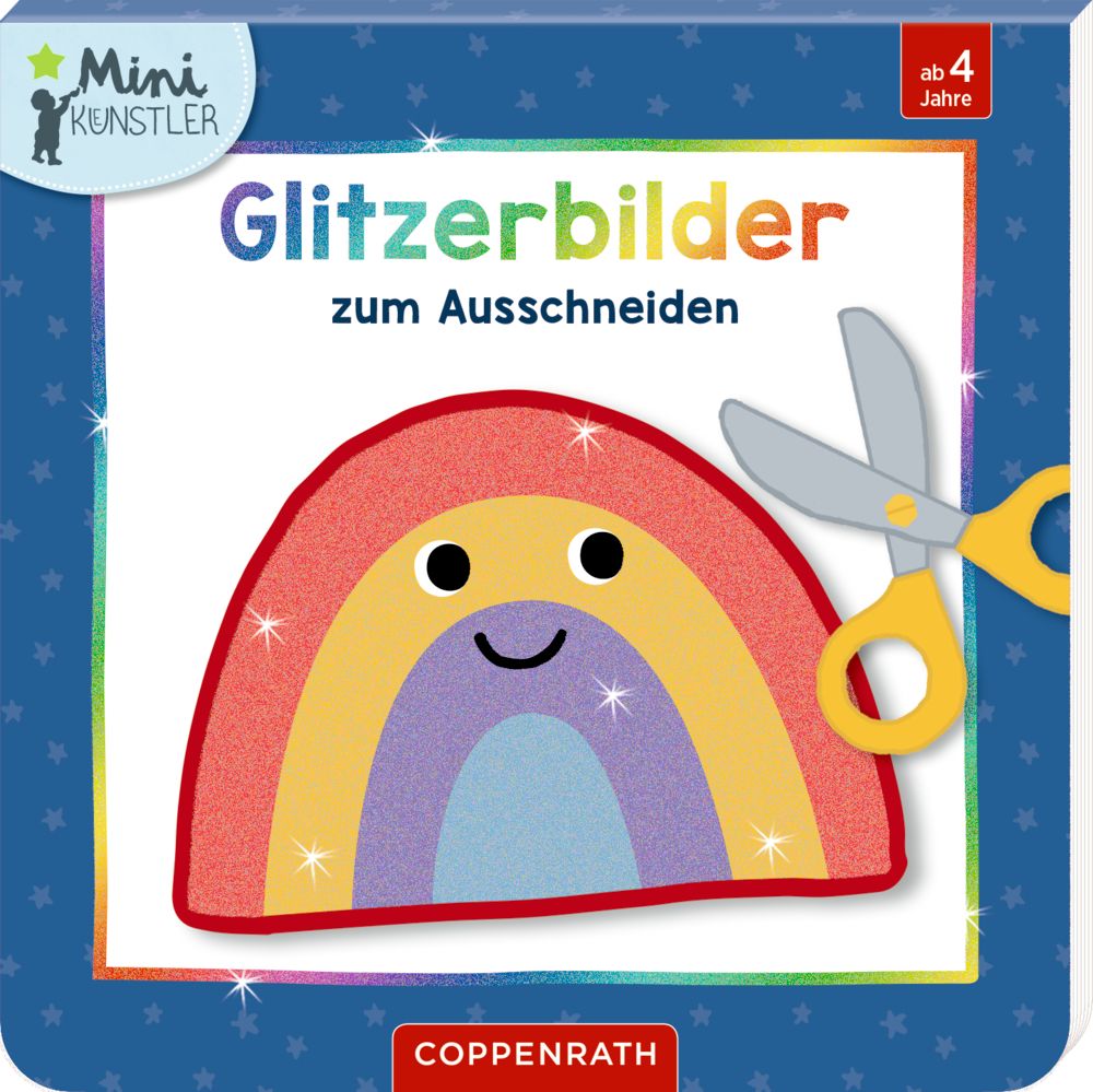 Glitzerbilder zum Ausschneiden