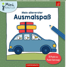 Laden Sie das Bild in den Galerie-Viewer, Mein allererster Ausmalspaß - 70 Punkt-zu-Punkt-Fahrzeuge