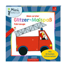 Laden Sie das Bild in den Galerie-Viewer, Mein 1. Glitzer-Malspaß - Fahrzeuge