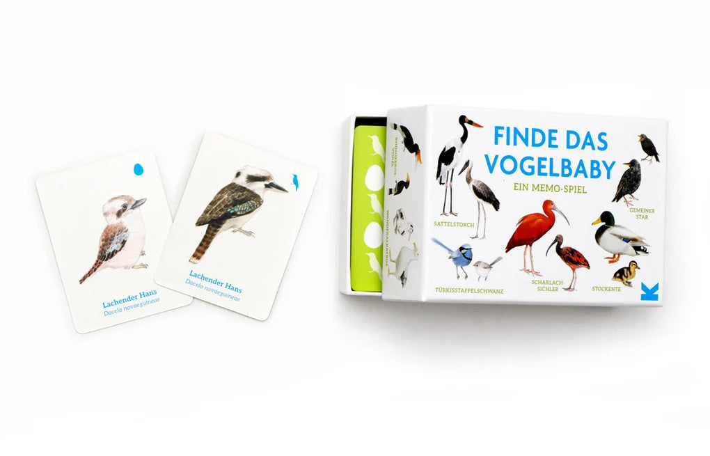 Finde das Vogelbaby Memo