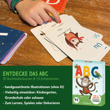 Laden Sie das Bild in den Galerie-Viewer, ABC &amp; Zahlen – Lernkarten für Kinder