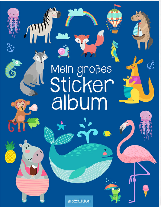 Mein großes Stickeralbum "Tiere"