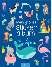 Laden Sie das Bild in den Galerie-Viewer, Mein großes Stickeralbum "Tiere"
