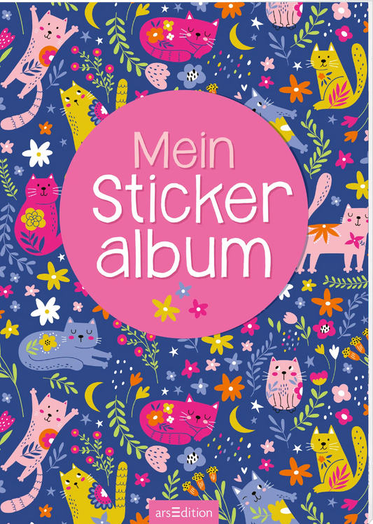 Mein Stickeralbum "Katzen"