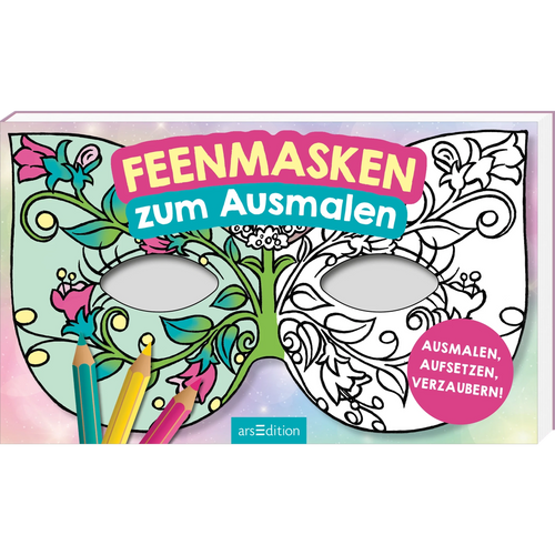 Feenmasken zum Ausmalen