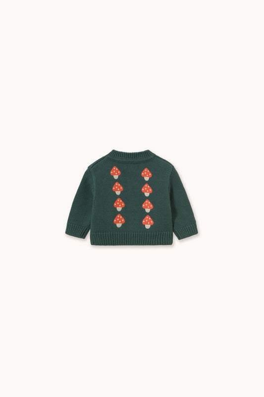Mini Mushroom Baby Strickjacke