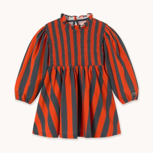 Red-Blue Stripes Kleid