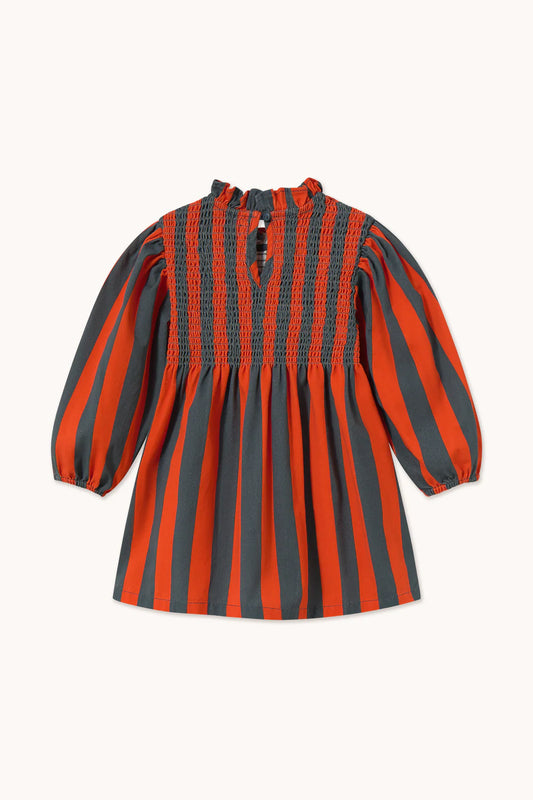 Red-Blue Stripes Kleid