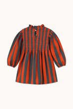 Laden Sie das Bild in den Galerie-Viewer, Red-Blue Stripes Kleid